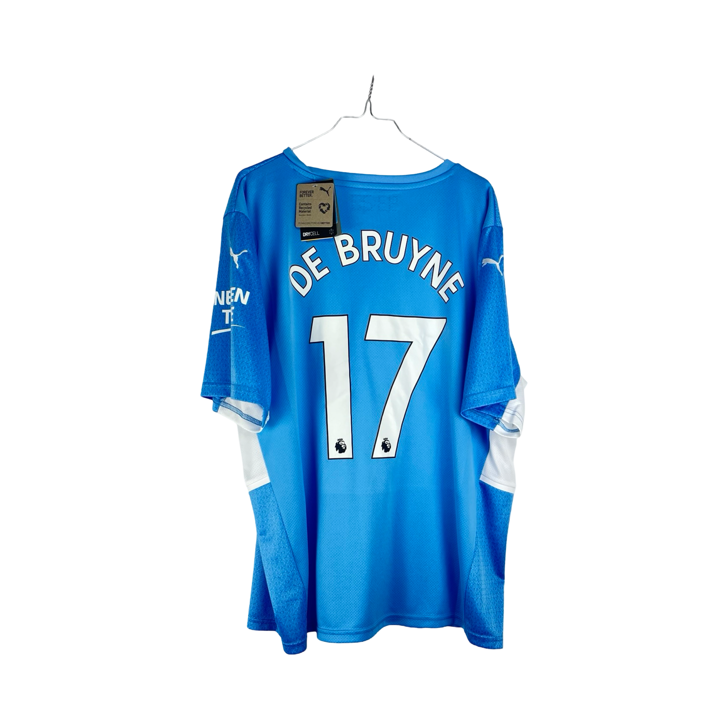 2021-2022 Manchester City Hjemme De Bruyne #17 *Helt ny* XXL