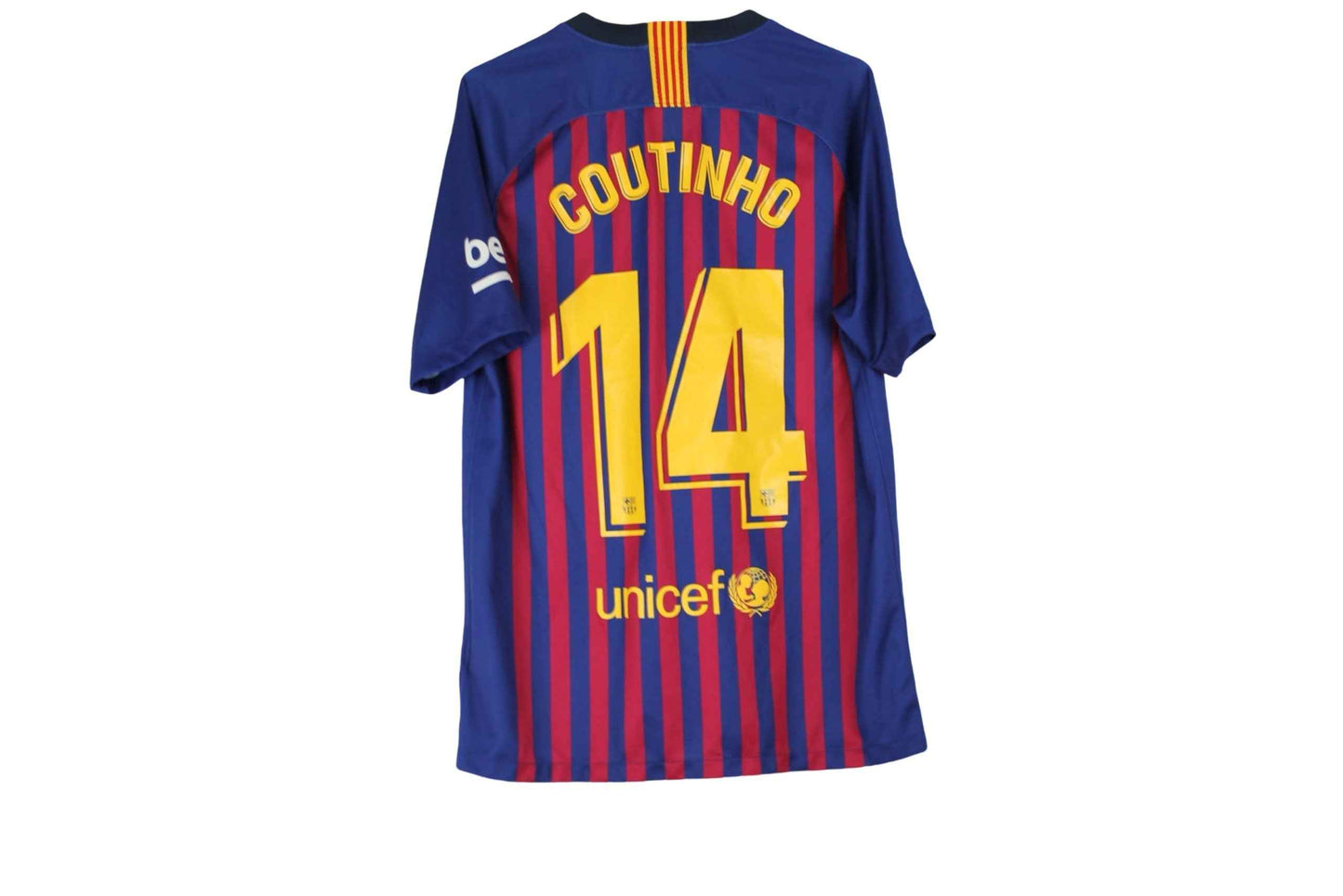 2018-2019 Barcelona Hjemme Coutinho #14 (Rigtig god) M