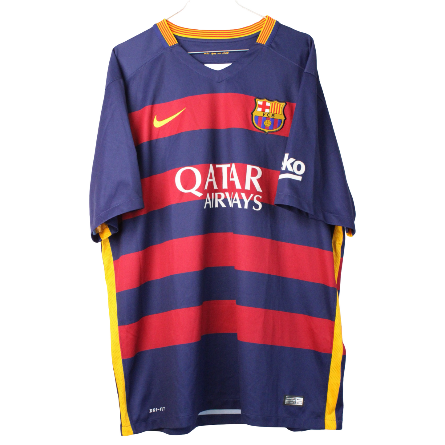 2015-2016 Barcelona Hjemme Messi #10 (Rigtig god) XXL