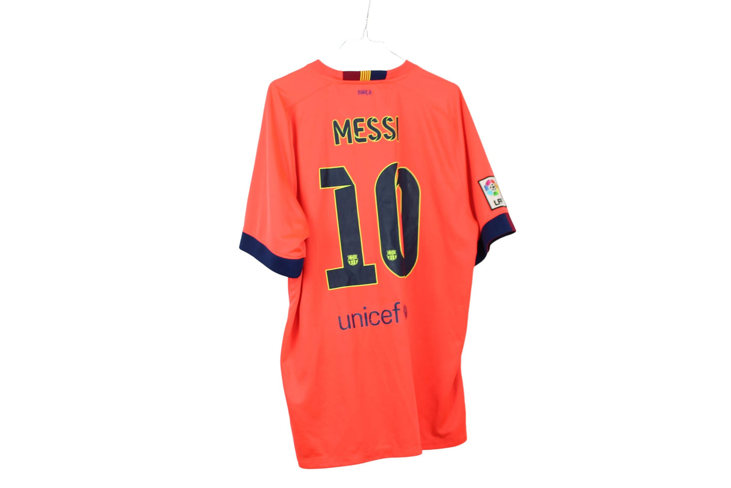 2014-2015 Barcelona Ude Messi #10 (Rigtig god) XL - SecondSport