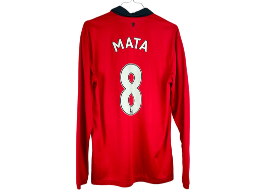 2013-2014 Manchester United Hjemme Mata #8 (Rigtig god) M