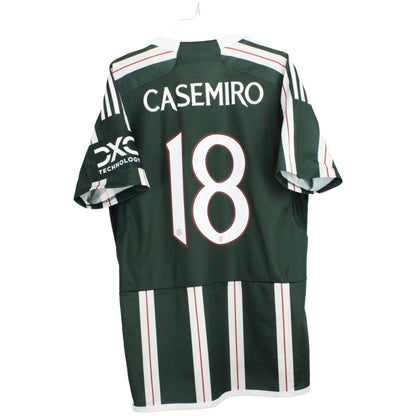 2023-2024 Manchester United Ude Casemiro #18 (Rigtig god) L