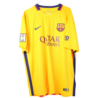 2015-2016 Barcelone Ude Messi #10 (Rigtig god) XL