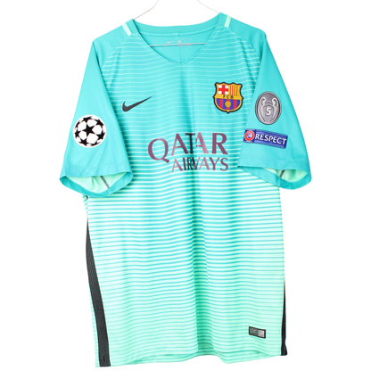 2016-2017 Barcelona Tredje Messi #10 (Rigtig god) XL