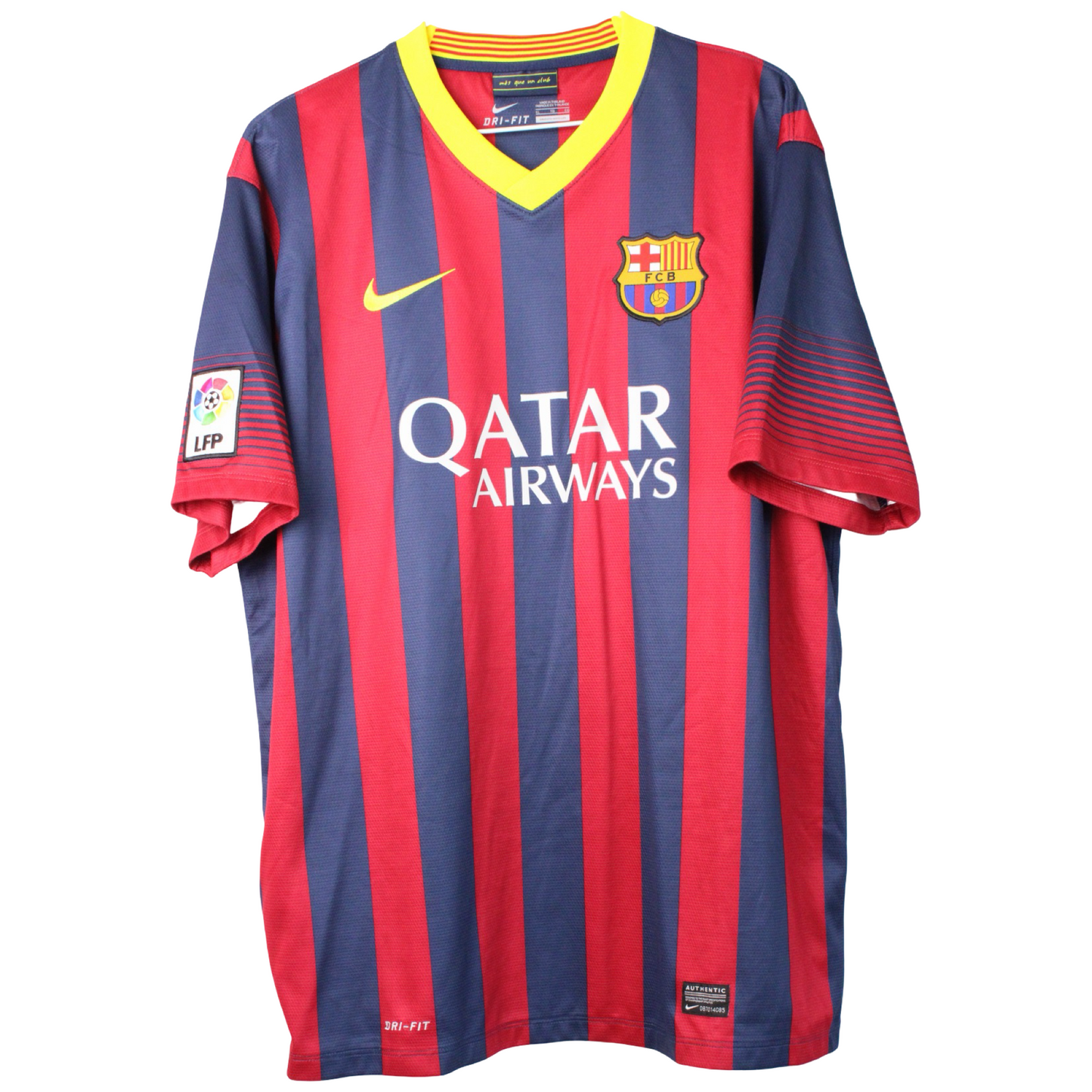 2013-2014 Barcelona Hjemme Messi #10 (Rigtig god) XL