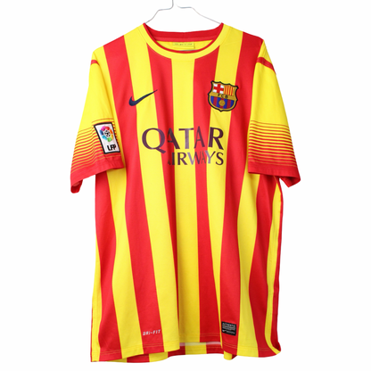 2013-2014 Barcelona Hjemme Messi #10 (Rigtig god) L