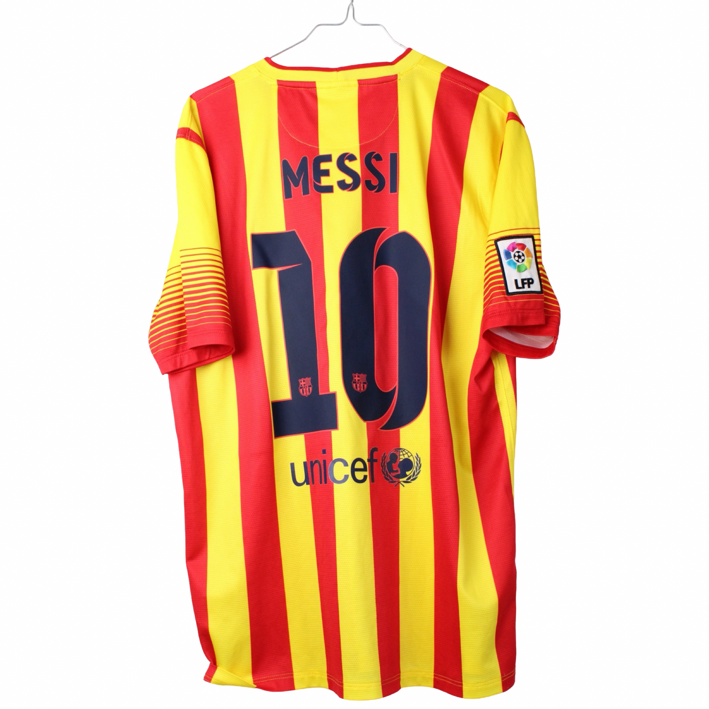 2013-2014 Barcelona Hjemme Messi #10 (Rigtig god) L