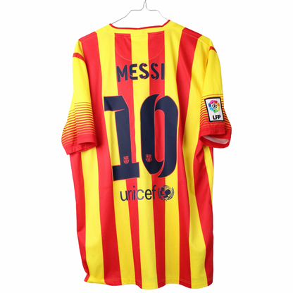 2013-2014 Barcelona Hjemme Messi #10 (Rigtig god) L
