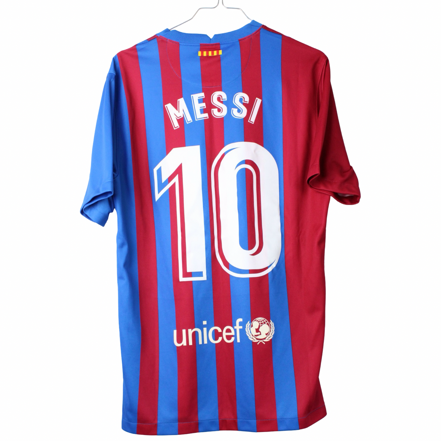 2021-2022 Barcelona Hjemme Messi #10 (Rigtig god) M