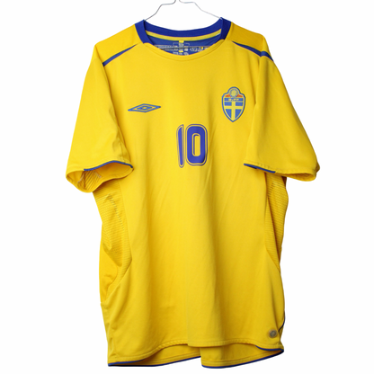 2008-2009 Sverige Hjemme Ibrahimović #10 (Rigtig god) L