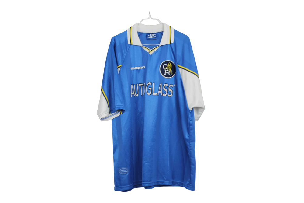 1997-1999 Chelsea Hjemme Newton #24 (Rigtig god) XXL