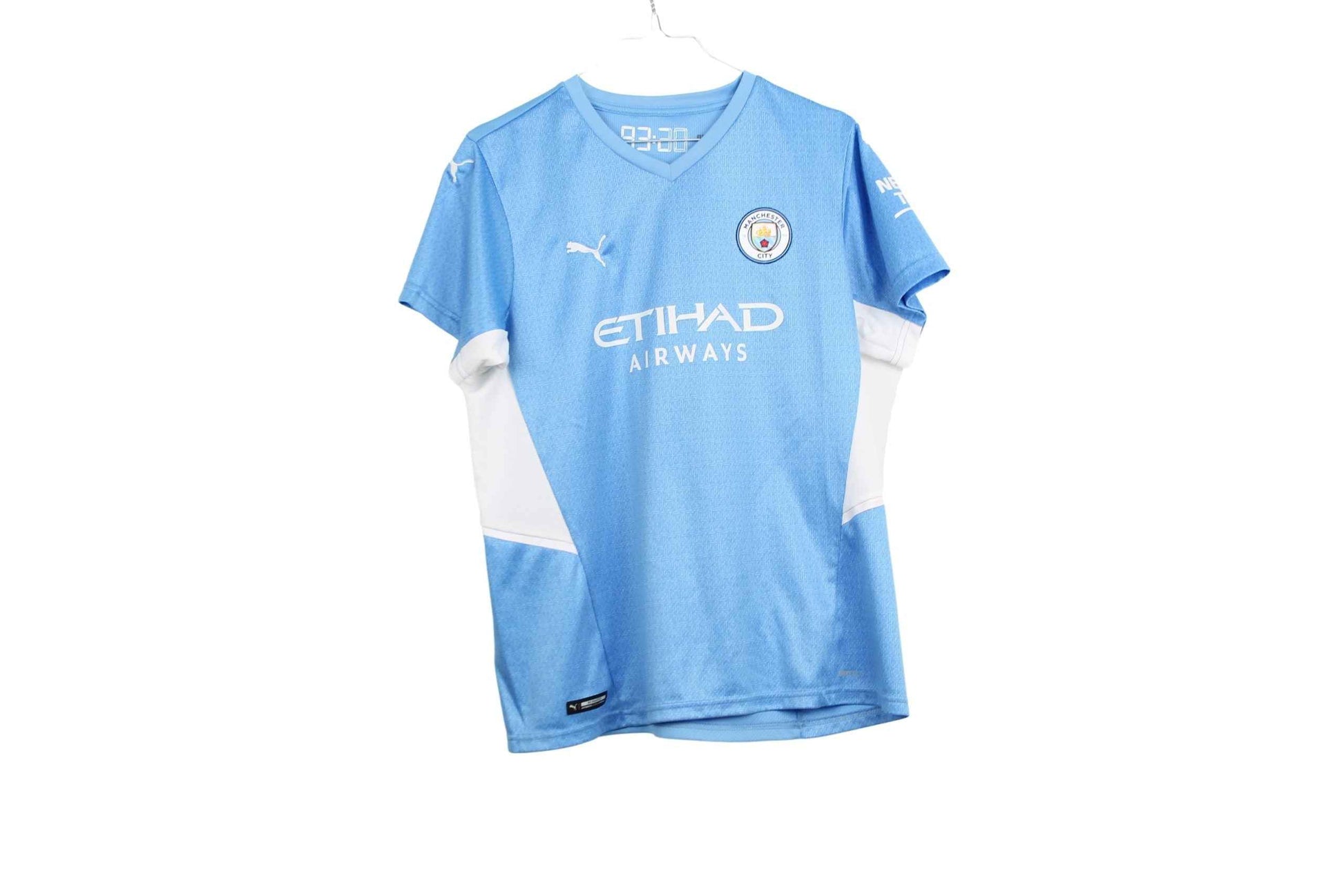 2021-2022 Manchester City Hjemme (Rigtig god) L (Passer Medium)