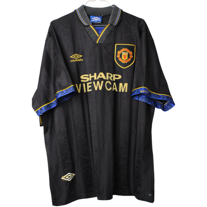 1993-1995 Manchester United Ude Cantona #7 (Rigtig god) XL