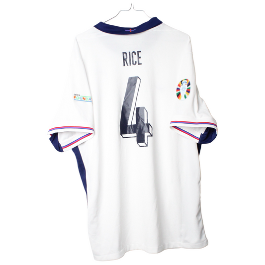 2024 England Hjemme Rice #4 (Rigtig god) XXL