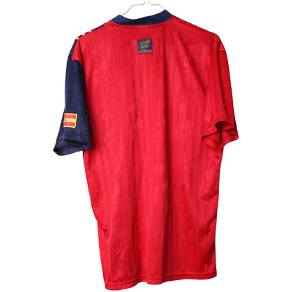 1996-1998 Spanien Hjemme (Rigtig god) XL