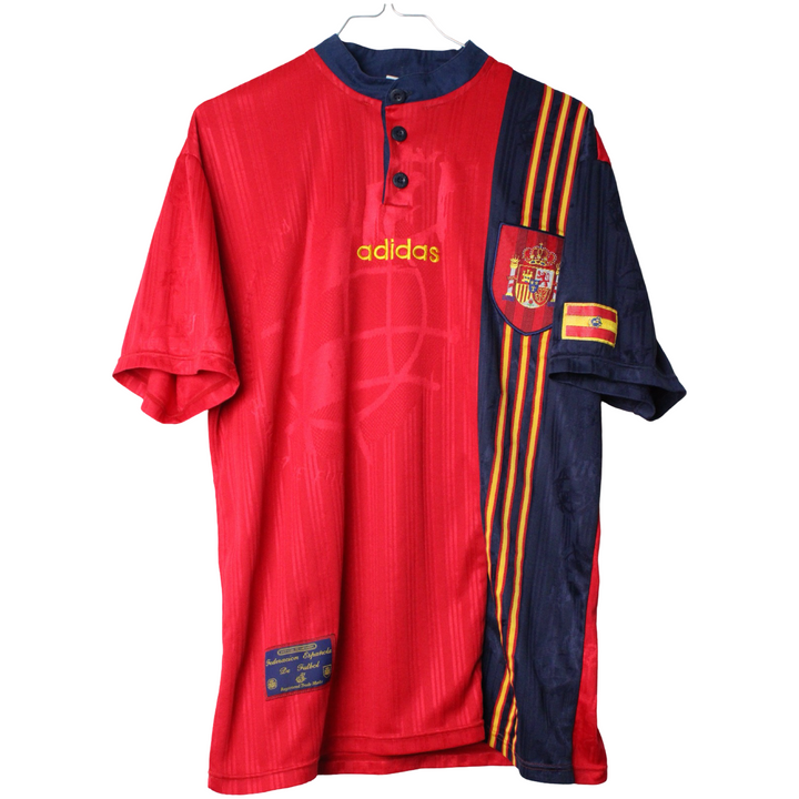 1996-1998 Spanien Hjemme (Rigtig god) XL