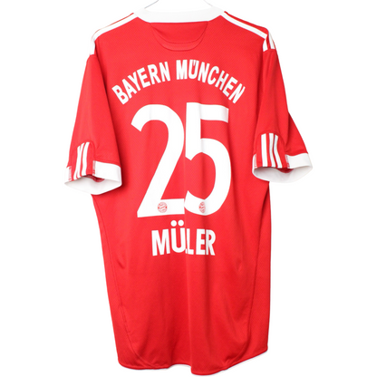 2009-2010 Bayern München Hjemme Müller #25 (God) L
