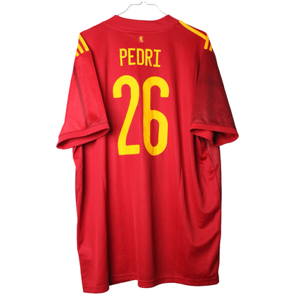 2020 Spanien Hjemme Pedri #26 (Rigtig god) XXL