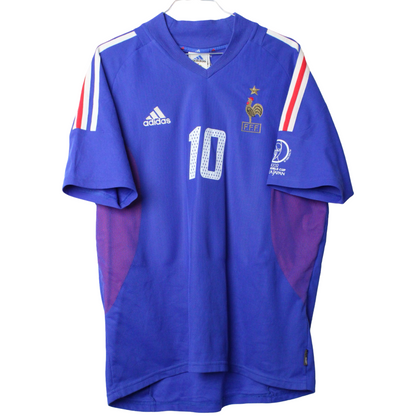 2002 Frankrig Hjemme Zidane #10 (Rigtig god) M