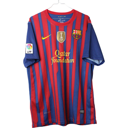 2011-2012 Barcelona Hjemme Messi #10 (Rigtig god) L