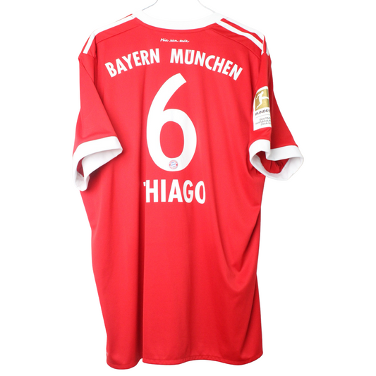 2017-2018 Bayern München Hjemme Thiago #6 (Rigtig god) XL
