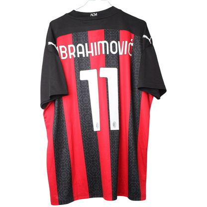 2020-2021 AC Milan Hjemme Ibrahimovic #11 (Rigtig god) XL