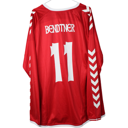 2016-2017 Danmark Hjemme Bendtner #11 (Rigtig god) XXL