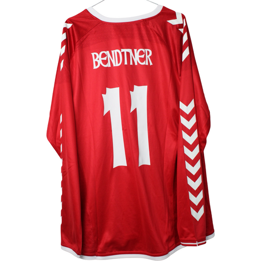 2016-2017 Danmark Hjemme Bendtner #11 (Rigtig god) XXL