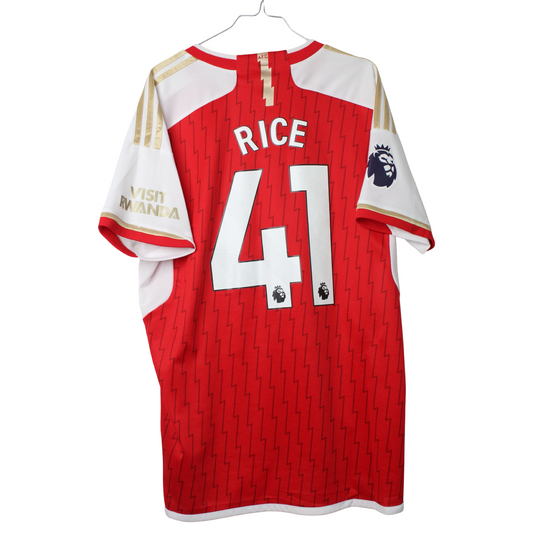 2023-2024 Arsenal Hjemme Rice #41 (Rigtig god) XL