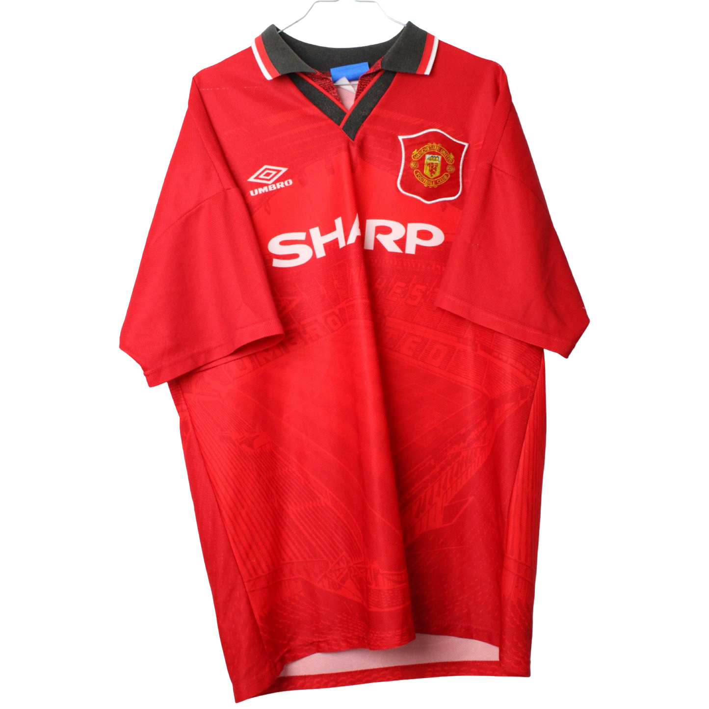 1994-1996 Manchester United Hjemme Cantona #7 (Rigtig god) XL