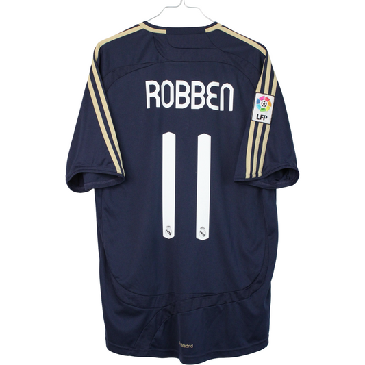 2007-2008 Real Madrid Ude Robben #11 (Rigtig god) M