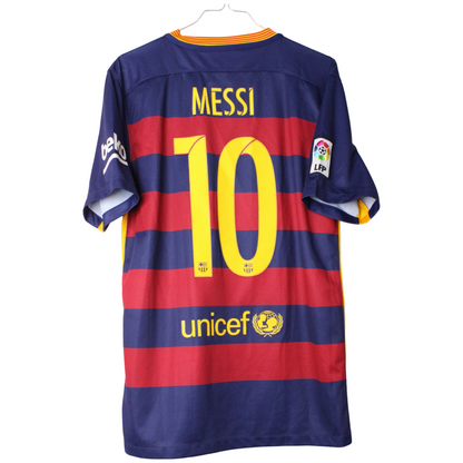 2015-2016 Barclone Hjemme Messi #10 (Rigtig god) M